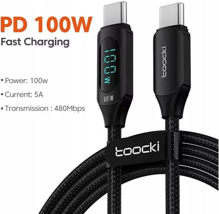 Kabel USB C  100 W. 1 m