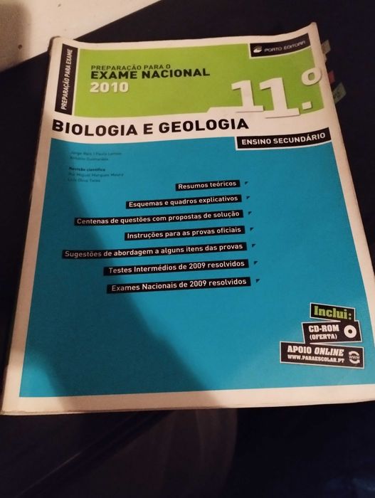 Livros para preparação de exames - várias disciplinas 11ª e 12º ano