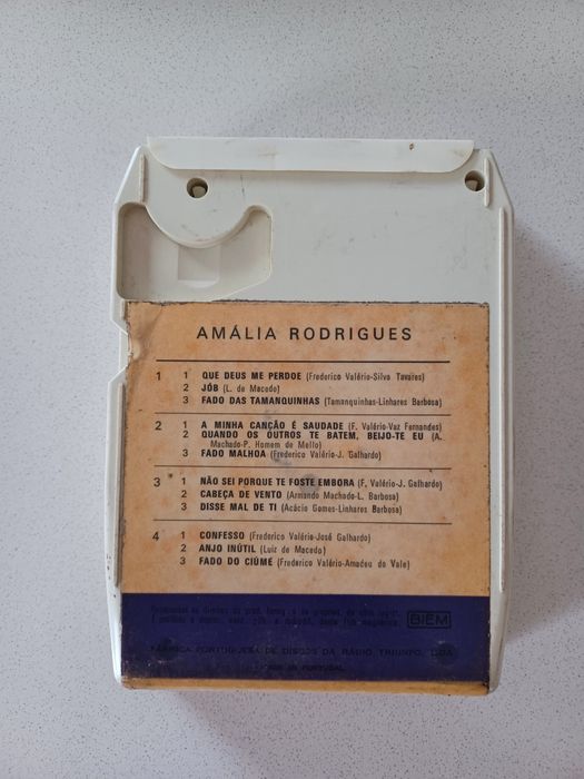Cartucho Amália Rodrigues - Estéreo 8