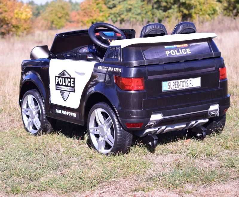 BAWIBUS.PL Auto samochód na akumulator POLICYJNY SUV jeep autko pilot