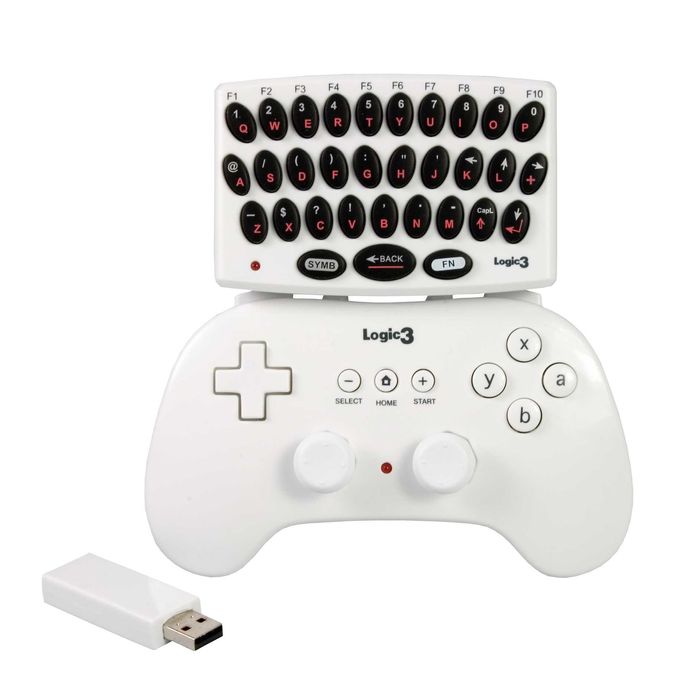 Teclado sem fios para Wii com 2 pilhas AAA NW814