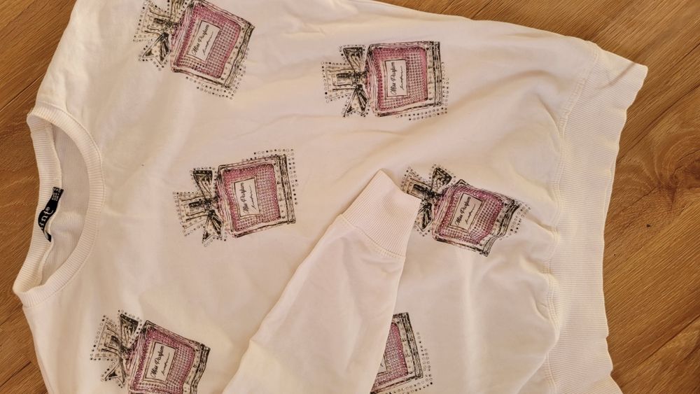 Bluza biala cekiny Mint