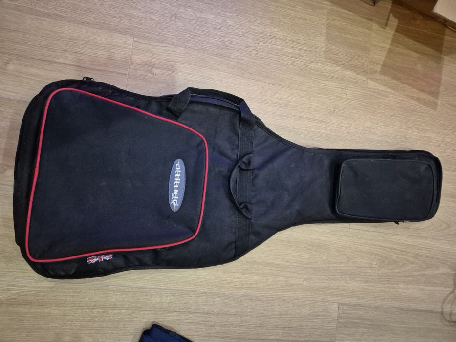 Guitarra elétrica estilo PRS + saco