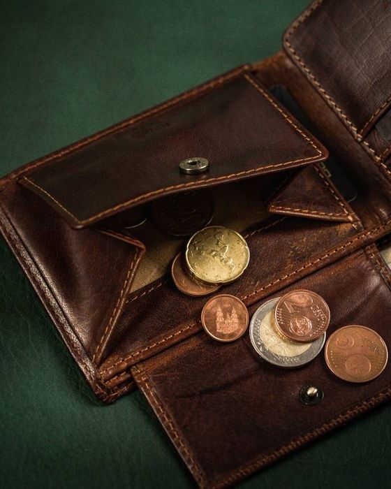 męski portfel ze skóry naturalnej z systemem rfid - peterson