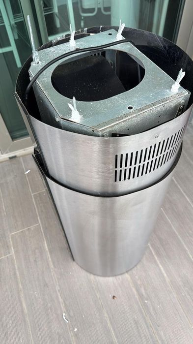 Capuz de ilha de aço inoxidável Teka CC 485 com controle de toque