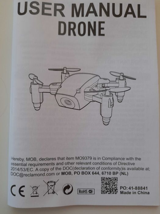 Mini drone branco