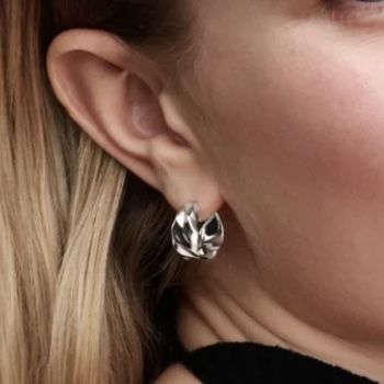 Сережки Pandora Пандора/ Серьги Pandora/ оригінал нові кільця срібло