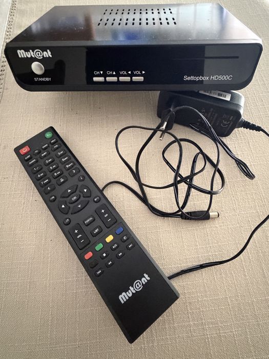 Box Digital Mutant Setant HD 500 + Comando + Alimentação