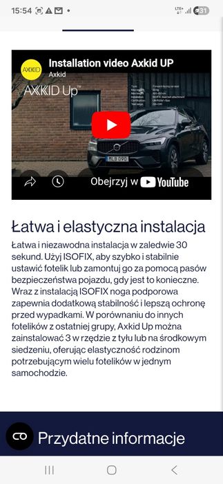 Sprzedam Axkid up- NOWY