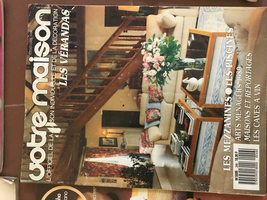 Revistas antigas de interiores de casas