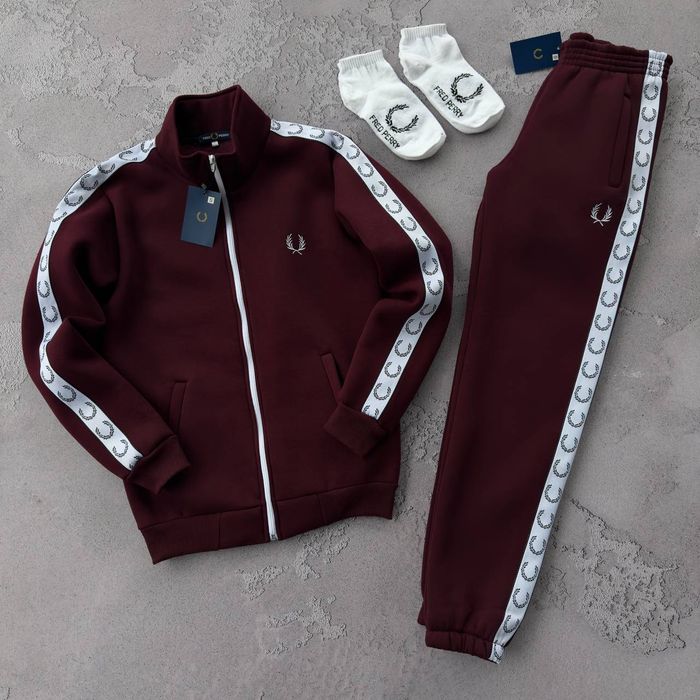 Спортивний костюм Фред перри/Fred Perry Зима:олімпійка/штани+Подарунок ...