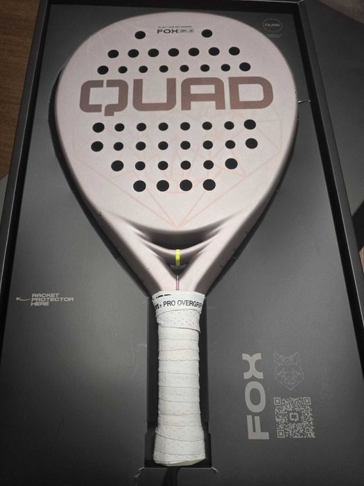Raquete Quad Fox - POUCO USO