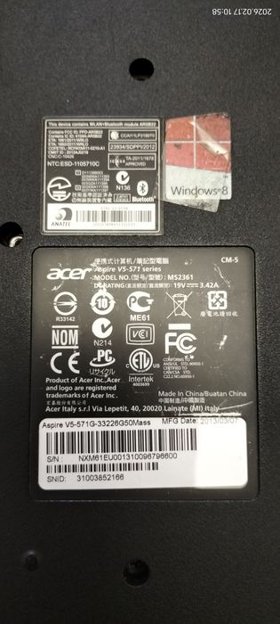 Acer aspire v5-571