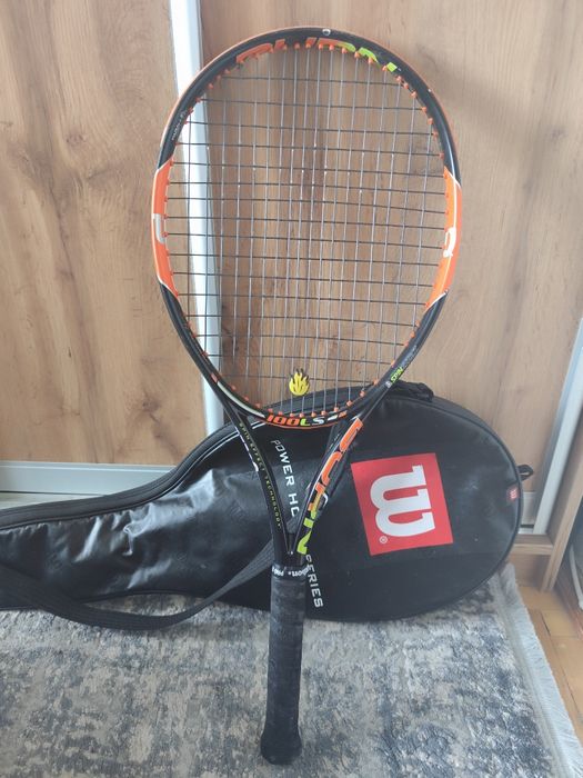 Тенісна ракетка Wilson Burn 100LS Lite Spin (Розмір 1) + чохол