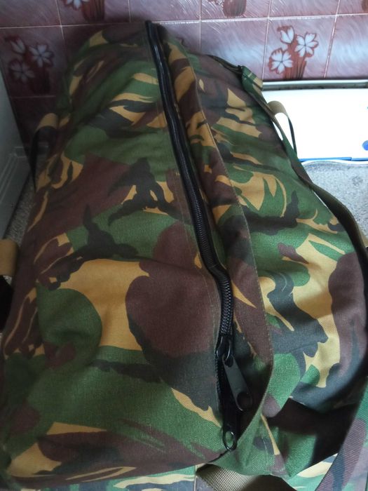 Saco de transporte camuflado KL DPM Woodland Exército Holandês militar