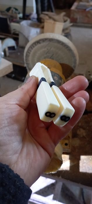 Чётки перекидные шар биток бордовый с синим aramit premier