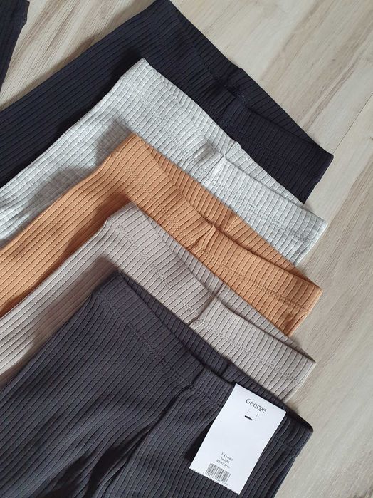Legginsy chłopięce prążek 6-7 lat / 116-122cm George
