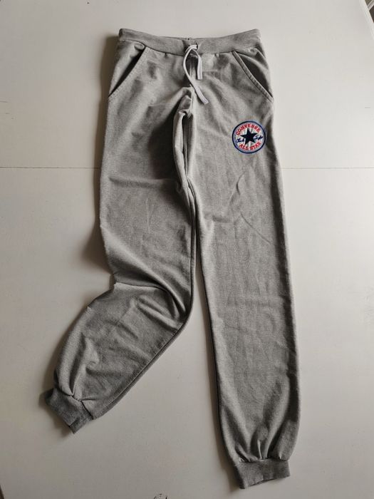 Szare spodnie dresowe z logo Converse dresy
