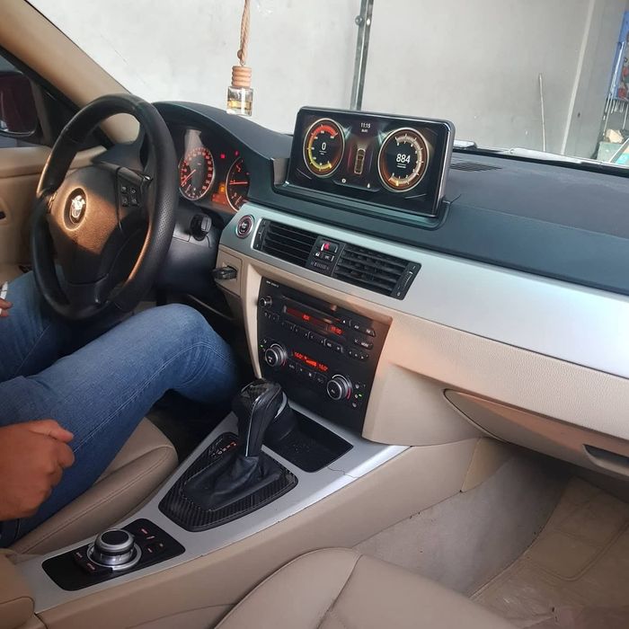 Tela Android 14 com GPS BMW E90 E91 E92 E93 + Idrive incluído.