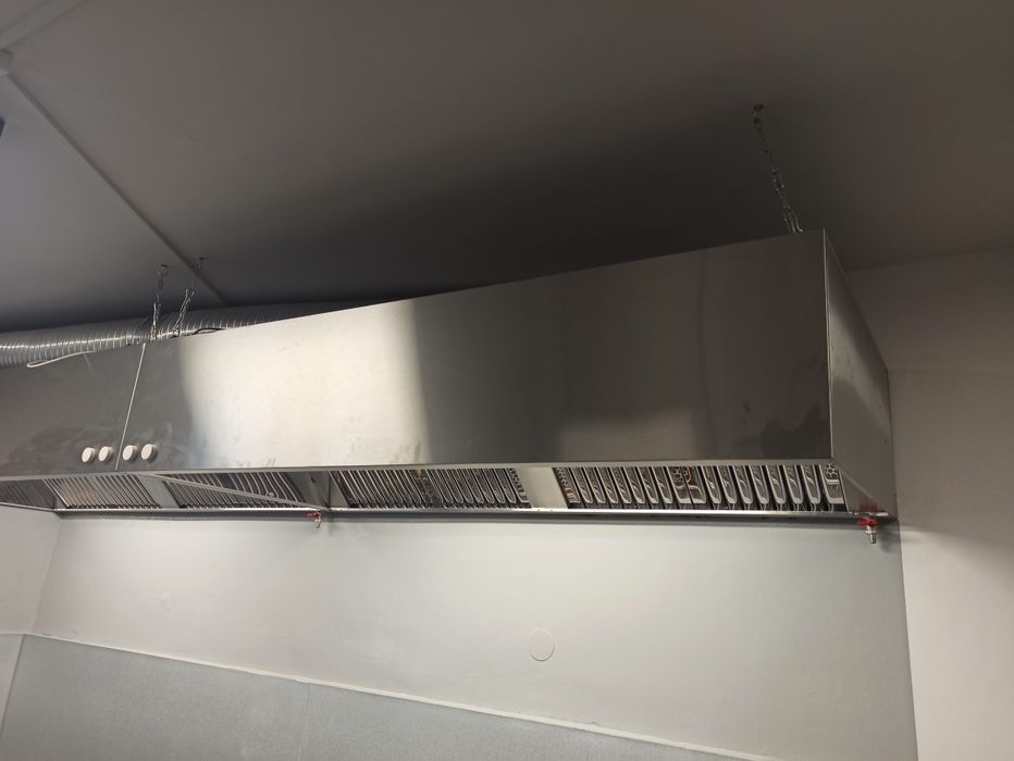 Okap gastronomiczny duży 2000x900x400 od ręki