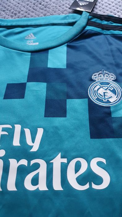 Komplet Piłkarski Real Madryt 2017/18 Dziecięcy Ronaldo 7 Krótki Rękaw