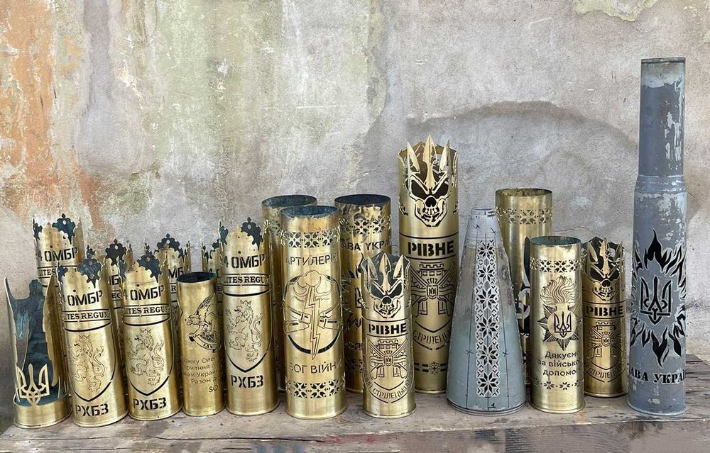 Гільзи різка сувенір / Лазерна порізка Ваших гільз та тубусів