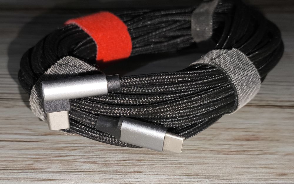 Кабель Type-C на Type-C, 8 метрів, 100W