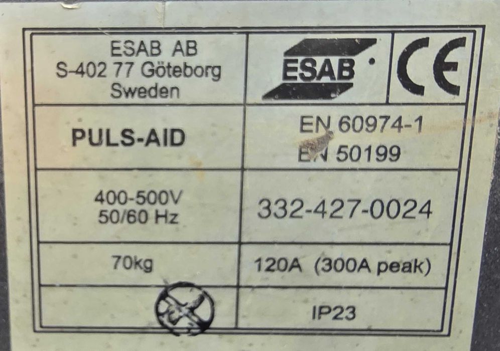 Spawarka Migomat Esab Mig 405 Puls-AID Mig Mag