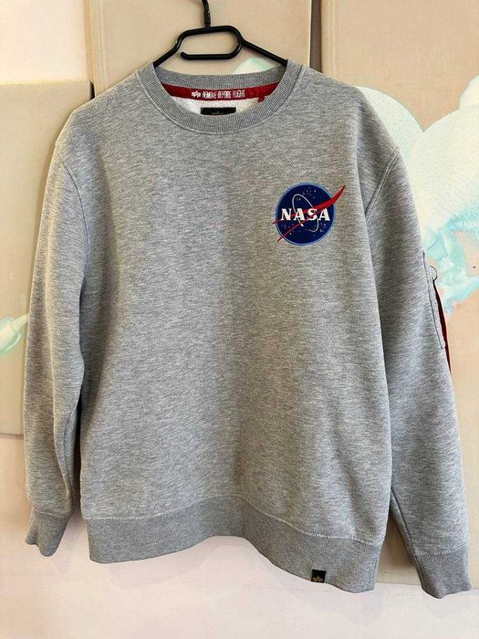 Bluza szara Alpha Industries Rozmiar L