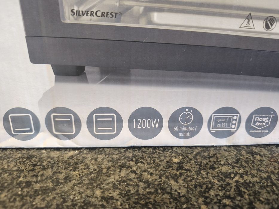 Mini forno elétrico Novo(caixa selada)