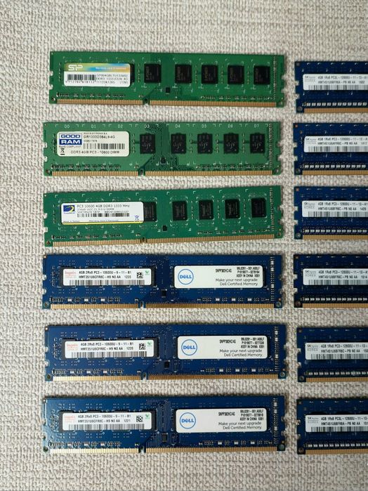 Оперативна пам'ять  ddr3 4 gb (гб) 1333 / 1600 МГц
