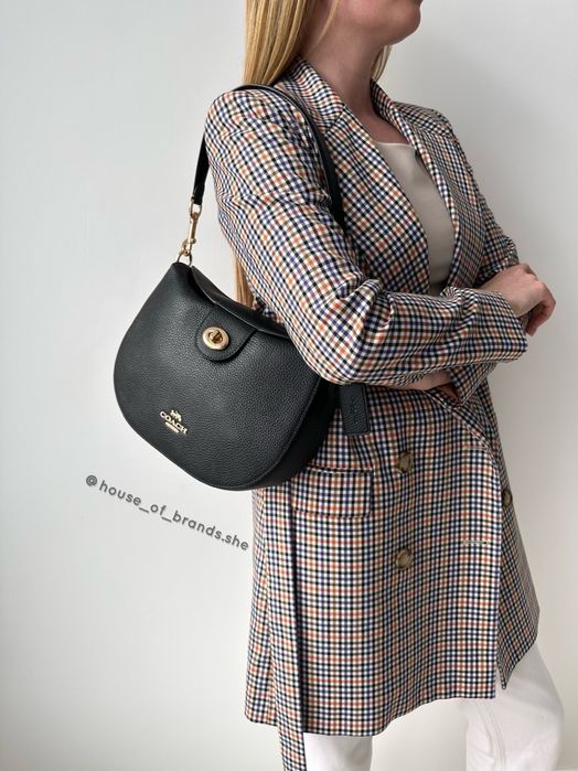 COACH Ella Hobo Bag жіноча шкіряна сумка женская сумочка коуч коач