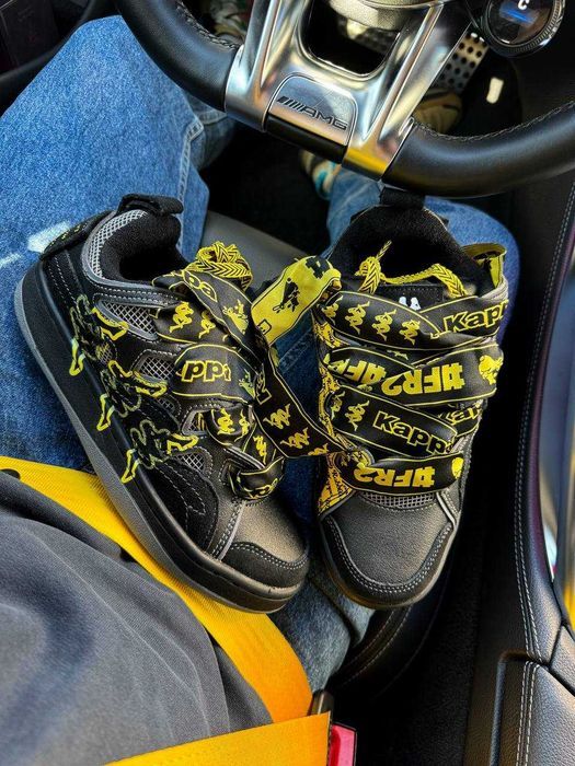 Унисекс замшевые кроссовки Kappa Fatty дутые кросівки каппа фатти дуті