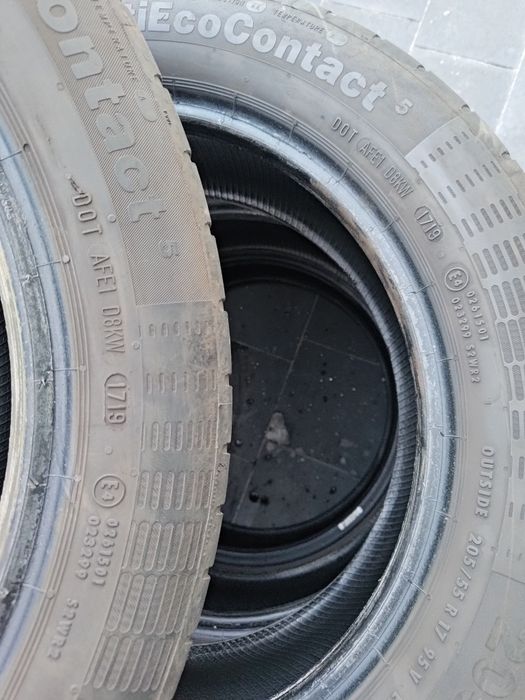 4x Continental ContiEcoContact 5 205/55/17 95V XL, 2019r, komplet