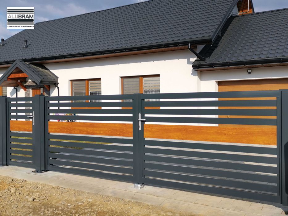 Przęsło ogrodzeniowe aluminiowe model: Etiuda 150 ALUBRAM