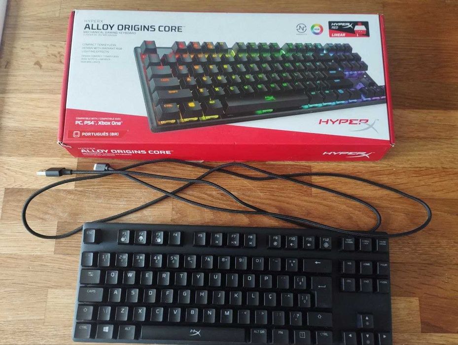 HyperX Alloy Origins Core  Teclado mecânico interruptores Vermelhos PT