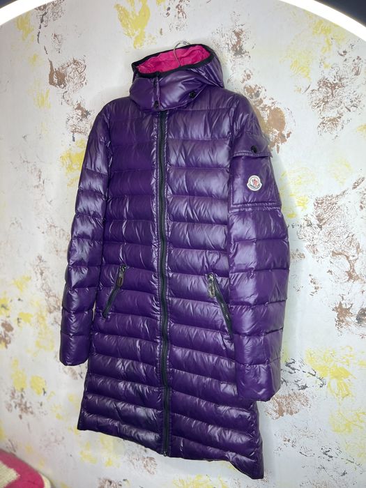 Пальто пуховое пуховик женский Moncler оригинал размер S - XS