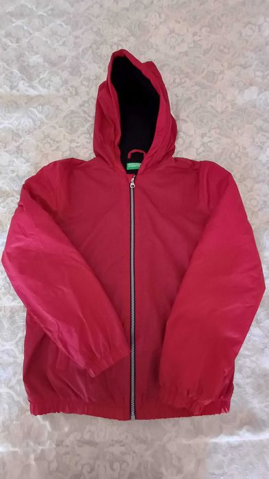 Casaco Vermelho com Capuz United Colors of Benetton – Forro Polar