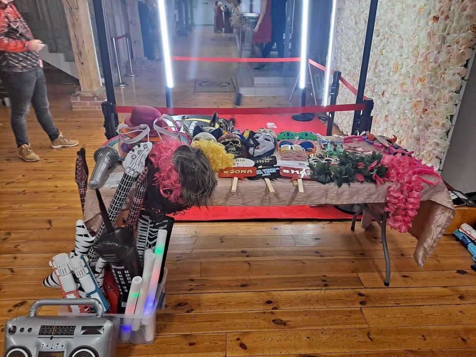 Fotolustro FOTOBUDKA 360, Fotobox, Video - Audio księga, ciężki dym