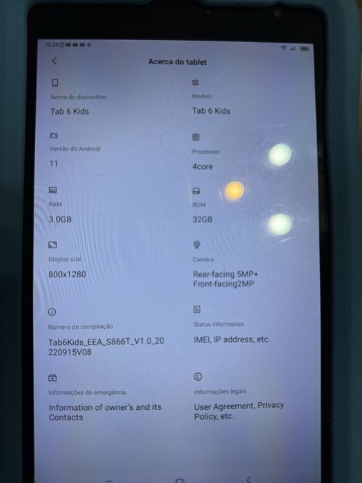 Tablet Blackview Tab 6 Kids 8” 3GB/32GB Wi-Fi+4G Azul