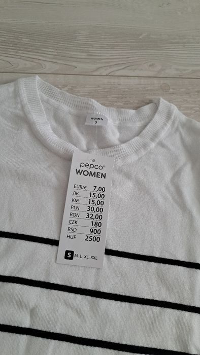Bluzka paski nowa pepco woman s