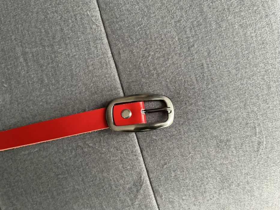 Pasek do sukienki ze skory naturalnej