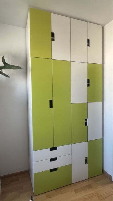 Wysoka szafa SMÅSTAD - Ikea
