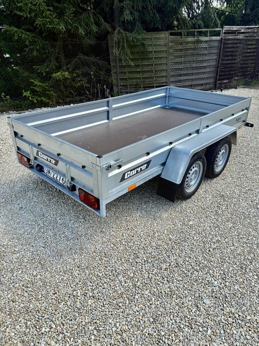 WYNAJEM Duża Przyczepa Dwuosiowa 3m x 1.5m