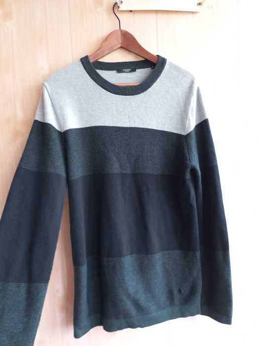 Jack&jones premium тонкий светр cвитер джемпер мужской пуловер