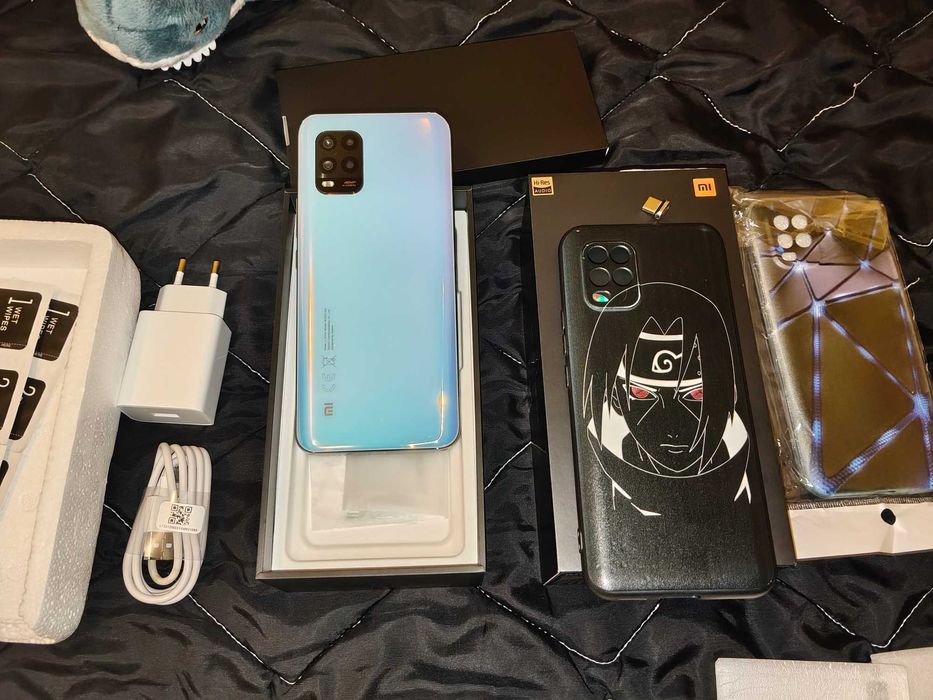 Smartfon Xiaomi Mi 10 Lite 5G 6/64, 9x szyba hartowana, 3x case