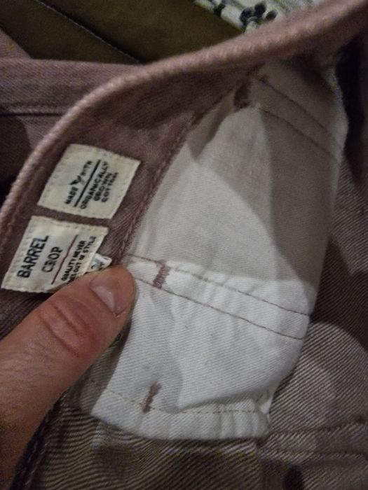 Calças Levis barrel crop novas