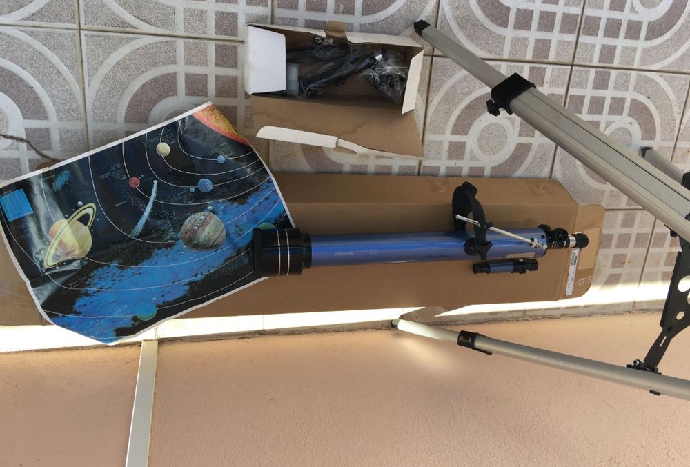 Telescópio bluesky com acessorios