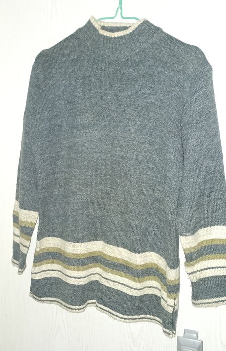 свитер длинный туника