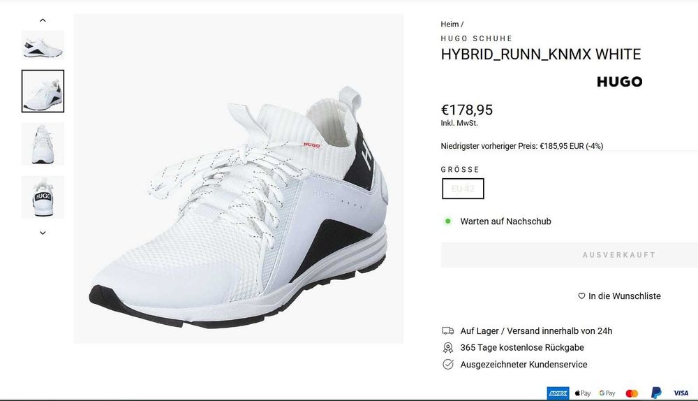 Продам Кросівки HUGO BOSS р.45